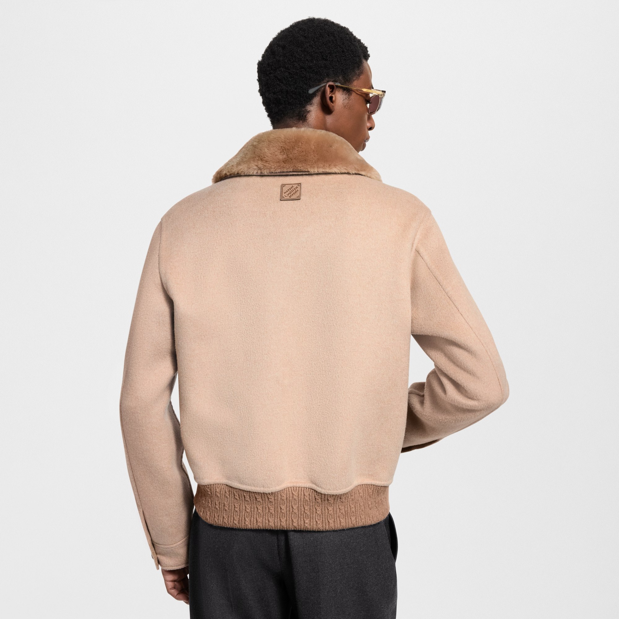 Vicuna-Cashmere Blend Double Face Blouson  in Men's Ready-to-Wear Outerwear and Coats collections by Louis Vuitton (Product zoom)